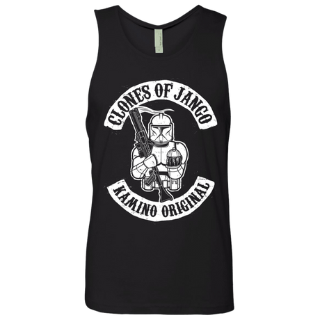 T-Shirts Black / S Clones of Jango Men's Premium Tank Top