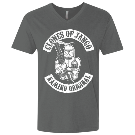 T-Shirts Heavy Metal / X-Small Clones of Jango Men's Premium V-Neck