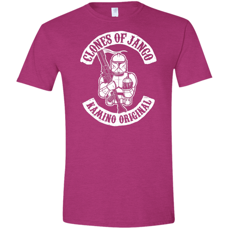 T-Shirts Antique Heliconia / S Clones of Jango Men's Semi-Fitted Softstyle