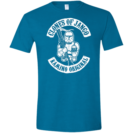 T-Shirts Antique Sapphire / S Clones of Jango Men's Semi-Fitted Softstyle