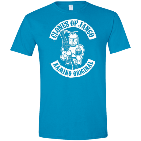 T-Shirts Sapphire / S Clones of Jango Men's Semi-Fitted Softstyle