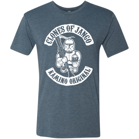 T-Shirts Indigo / S Clones of Jango Men's Triblend T-Shirt