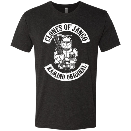 T-Shirts Vintage Black / S Clones of Jango Men's Triblend T-Shirt