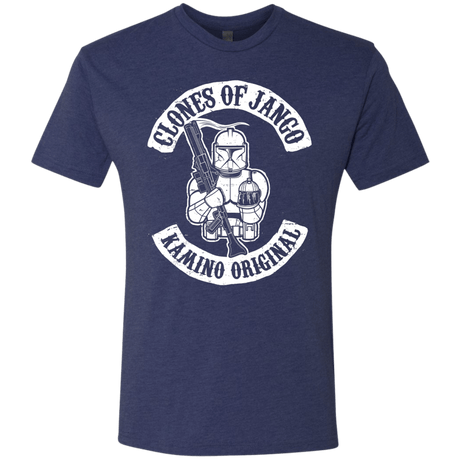 T-Shirts Vintage Navy / S Clones of Jango Men's Triblend T-Shirt