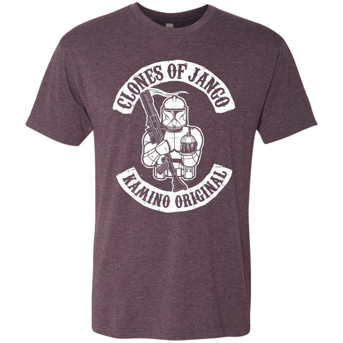 T-Shirts Vintage Purple / S Clones of Jango Men's Triblend T-Shirt