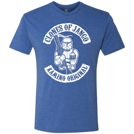 T-Shirts Vintage Royal / S Clones of Jango Men's Triblend T-Shirt