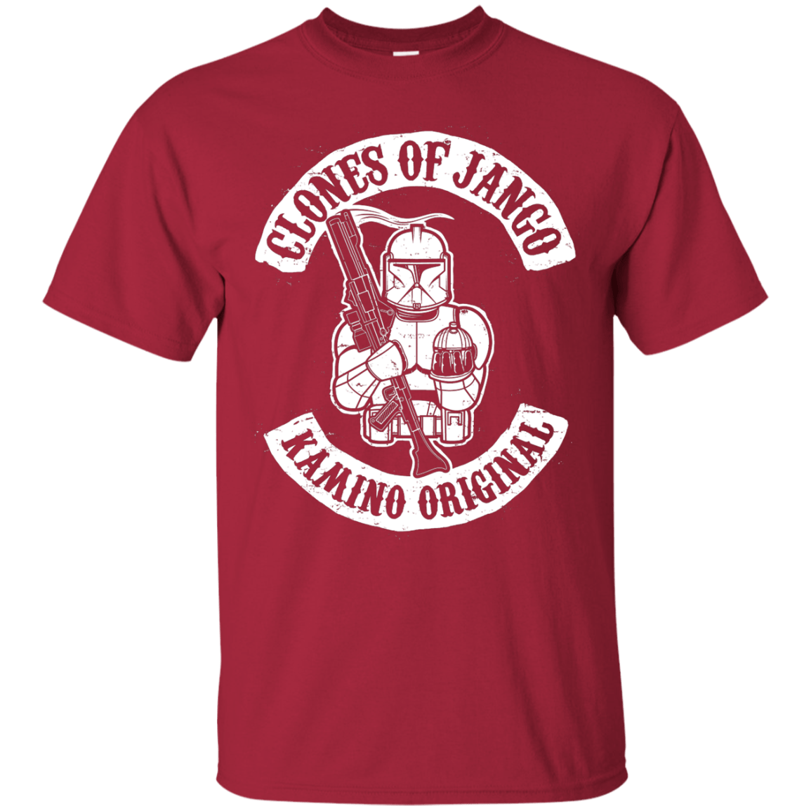 T-Shirts Cardinal / S Clones of Jango T-Shirt