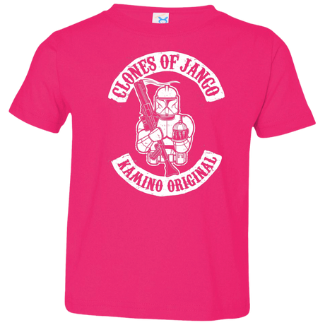 T-Shirts Hot Pink / 2T Clones of Jango Toddler Premium T-Shirt