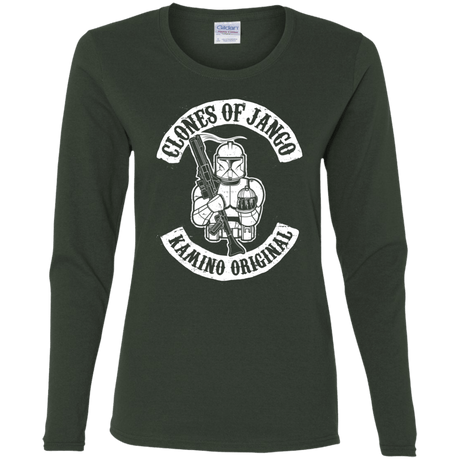 T-Shirts Forest / S Clones of Jango Women's Long Sleeve T-Shirt