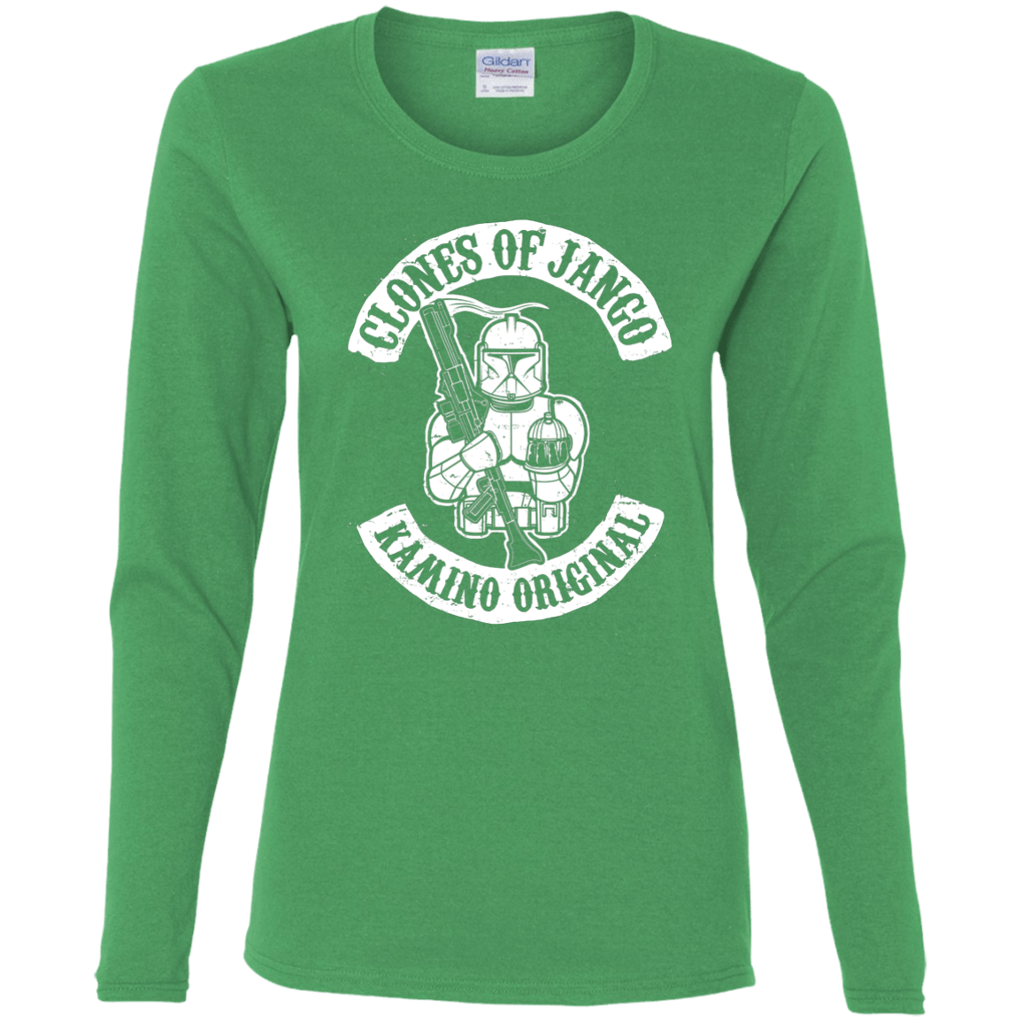 T-Shirts Irish Green / S Clones of Jango Women's Long Sleeve T-Shirt