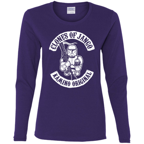 T-Shirts Purple / S Clones of Jango Women's Long Sleeve T-Shirt