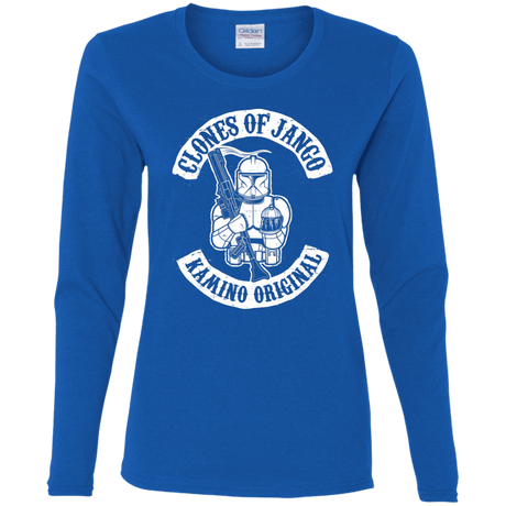 T-Shirts Royal / S Clones of Jango Women's Long Sleeve T-Shirt