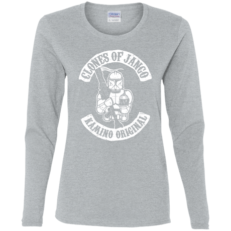 T-Shirts Sport Grey / S Clones of Jango Women's Long Sleeve T-Shirt