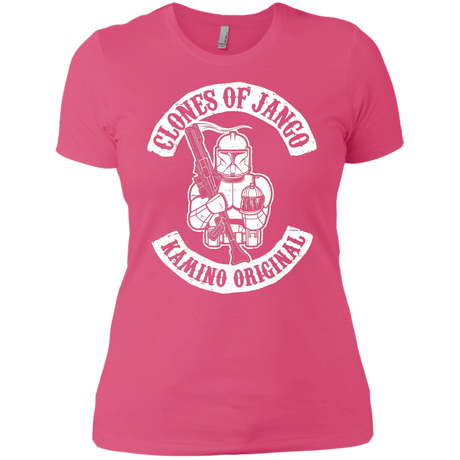 T-Shirts Hot Pink / X-Small Clones of Jango Women's Premium T-Shirt