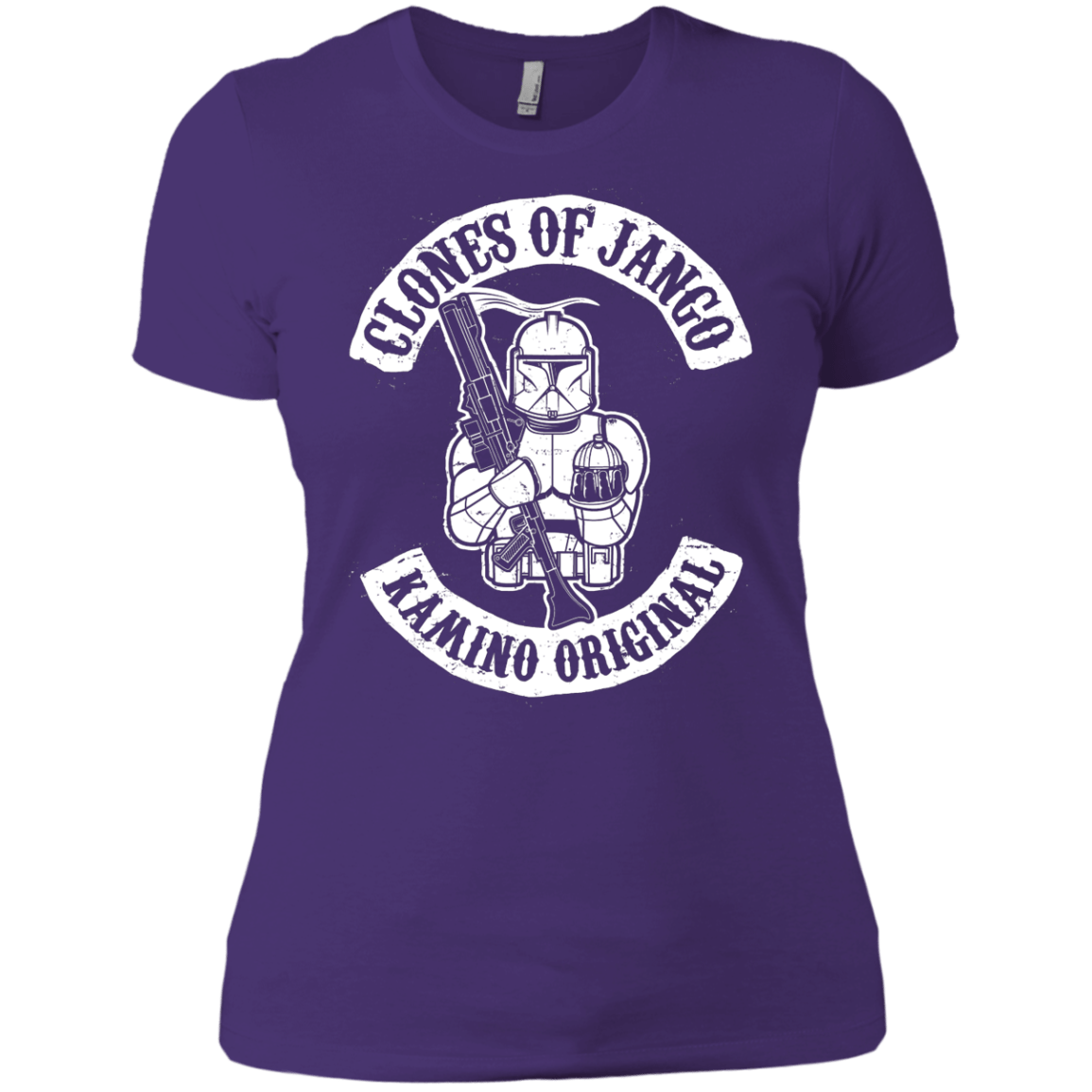 T-Shirts Purple Rush/ / X-Small Clones of Jango Women's Premium T-Shirt