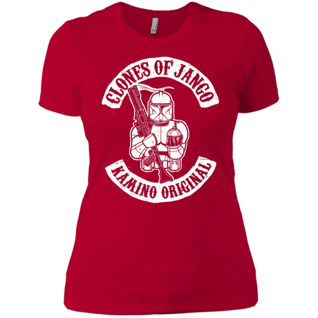 T-Shirts Red / X-Small Clones of Jango Women's Premium T-Shirt