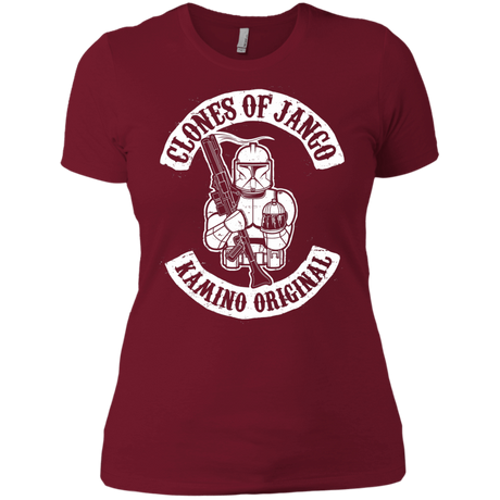 T-Shirts Scarlet / X-Small Clones of Jango Women's Premium T-Shirt