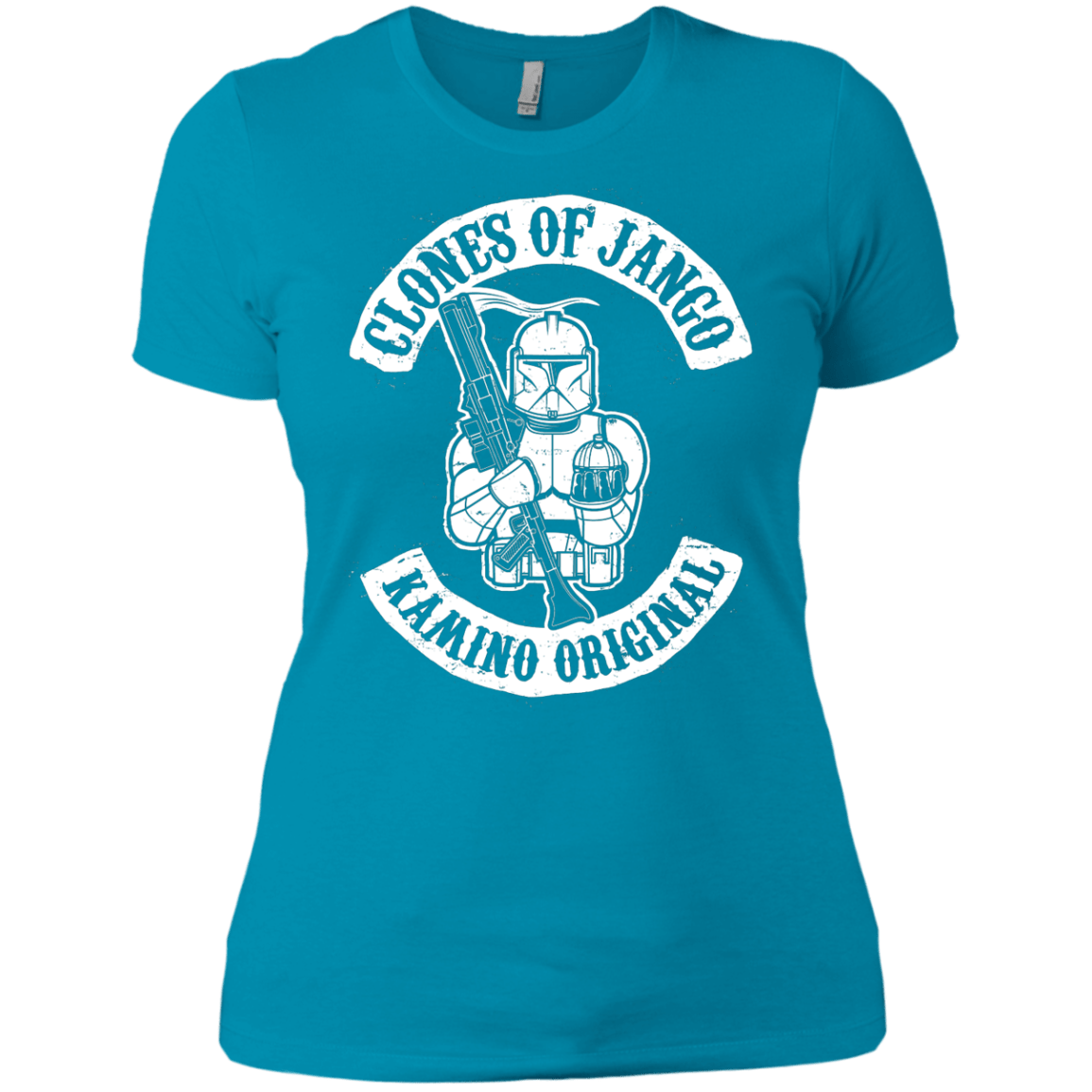 T-Shirts Turquoise / X-Small Clones of Jango Women's Premium T-Shirt