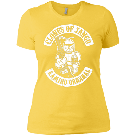 T-Shirts Vibrant Yellow / X-Small Clones of Jango Women's Premium T-Shirt