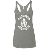 T-Shirts Venetian Grey / X-Small Clones of Jango Women's Triblend Racerback Tank