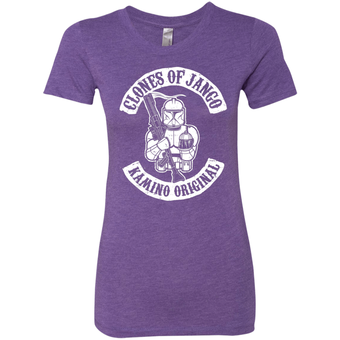 T-Shirts Purple Rush / S Clones of Jango Women's Triblend T-Shirt
