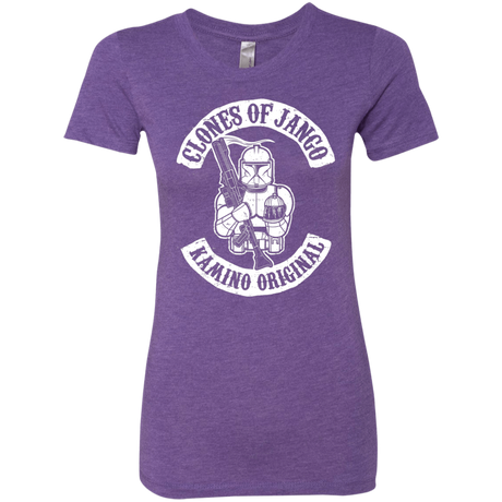 T-Shirts Purple Rush / S Clones of Jango Women's Triblend T-Shirt
