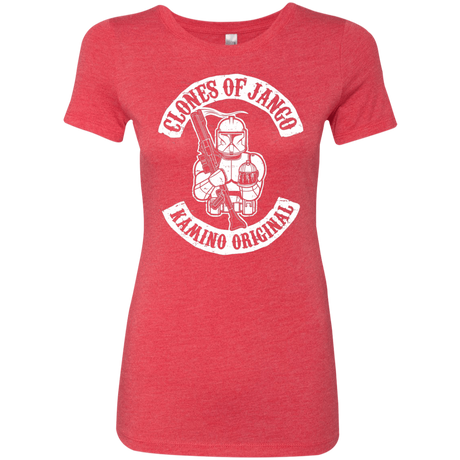 T-Shirts Vintage Red / S Clones of Jango Women's Triblend T-Shirt