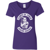 T-Shirts Purple / S Clones of Jango Women's V-Neck T-Shirt