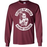 T-Shirts Maroon / YS Clones of Jango Youth Long Sleeve T-Shirt