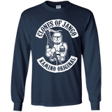 T-Shirts Navy / YS Clones of Jango Youth Long Sleeve T-Shirt