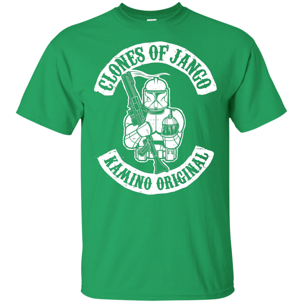 T-Shirts Irish Green / YXS Clones of Jango Youth T-Shirt