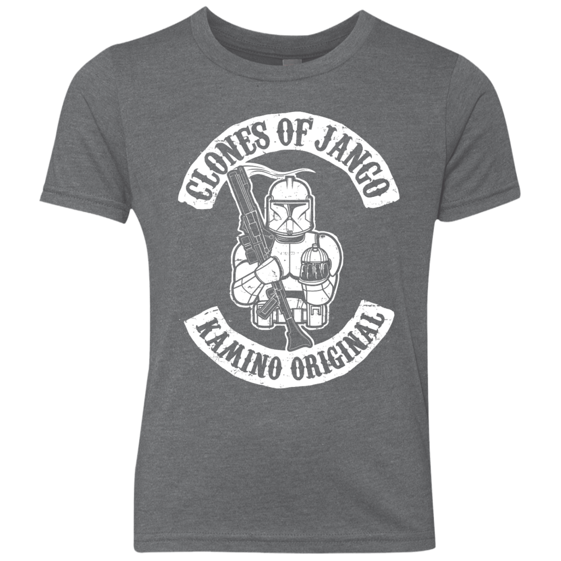 T-Shirts Premium Heather / YXS Clones of Jango Youth Triblend T-Shirt