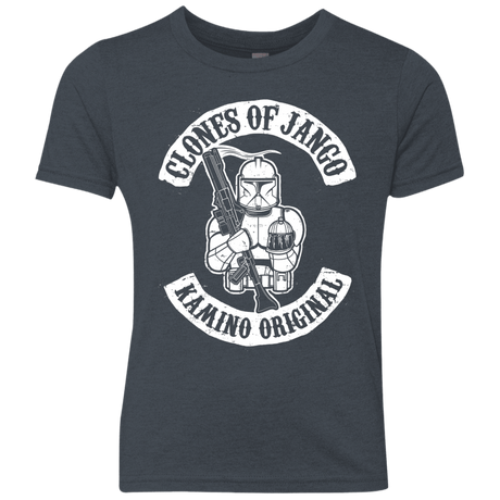 T-Shirts Vintage Navy / YXS Clones of Jango Youth Triblend T-Shirt