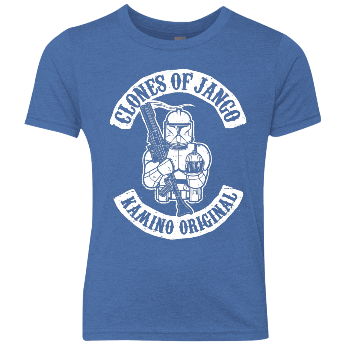 T-Shirts Vintage Royal / YXS Clones of Jango Youth Triblend T-Shirt