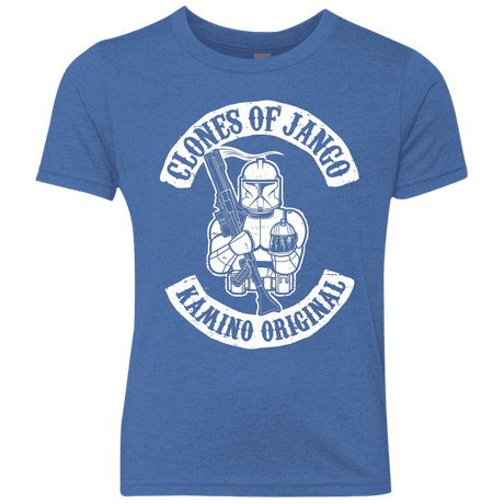 T-Shirts Vintage Royal / YXS Clones of Jango Youth Triblend T-Shirt