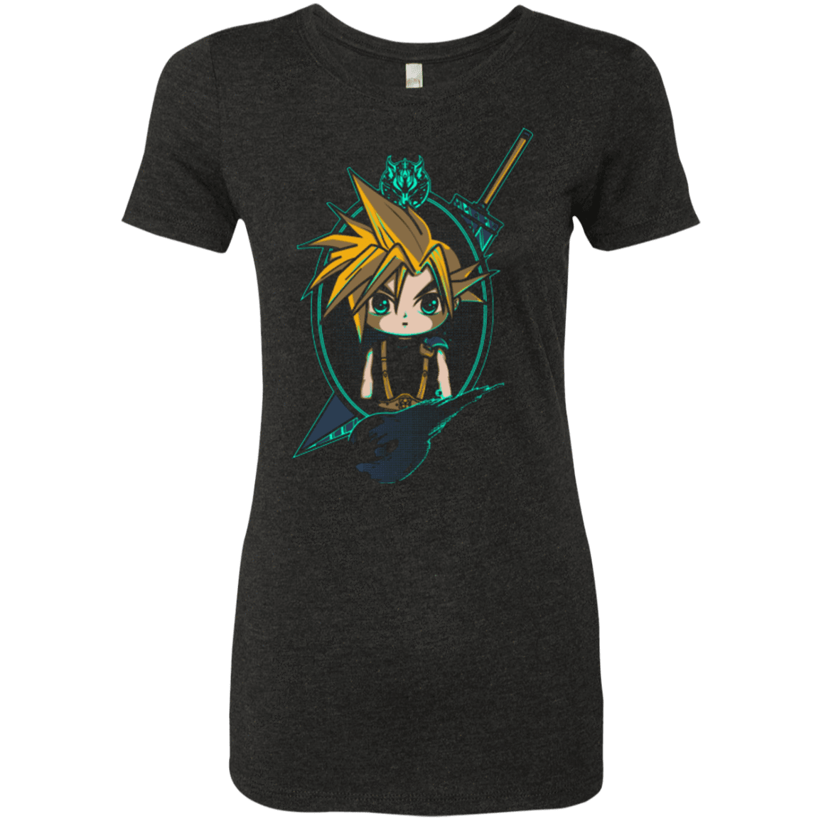 T-Shirts Vintage Black / Small Cloud Portrait Women's Triblend T-Shirt