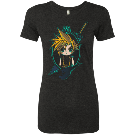 T-Shirts Vintage Black / Small Cloud Portrait Women's Triblend T-Shirt