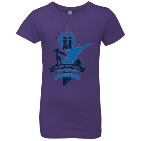 T-Shirts Purple Rush / YXS Cloud Strife White Girls Premium T-Shirt