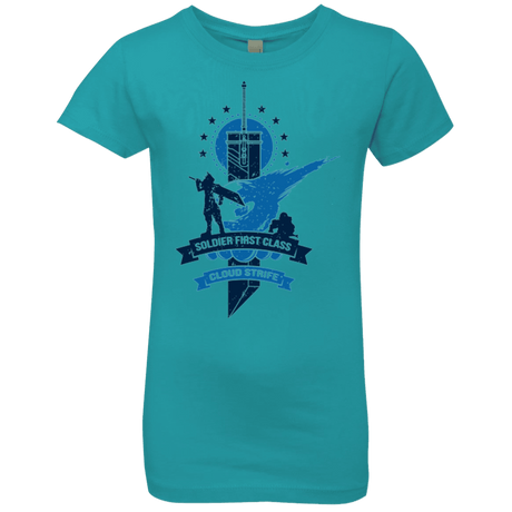 T-Shirts Tahiti Blue / YXS Cloud Strife White Girls Premium T-Shirt