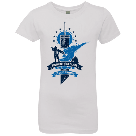 T-Shirts White / YXS Cloud Strife White Girls Premium T-Shirt