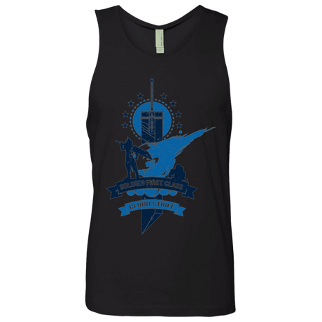 T-Shirts Black / Small Cloud Strife White Men's Premium Tank Top