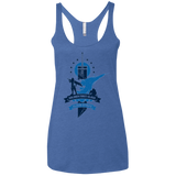 T-Shirts Vintage Royal / X-Small Cloud Strife White Women's Triblend Racerback Tank