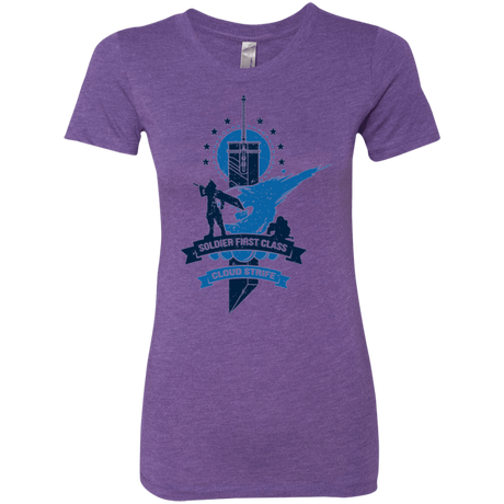 T-Shirts Purple Rush / Small Cloud Strife White Women's Triblend T-Shirt