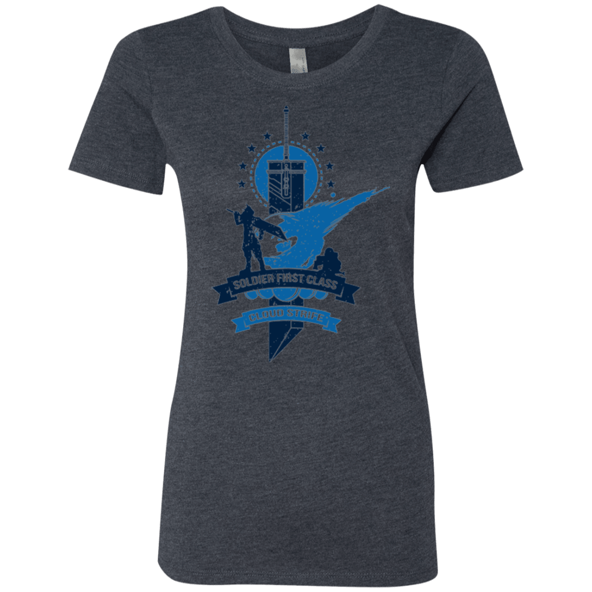 T-Shirts Vintage Navy / Small Cloud Strife White Women's Triblend T-Shirt