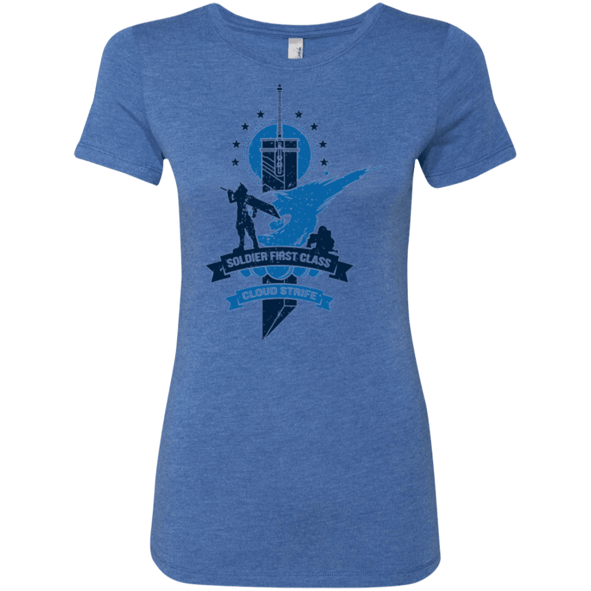T-Shirts Vintage Royal / Small Cloud Strife White Women's Triblend T-Shirt