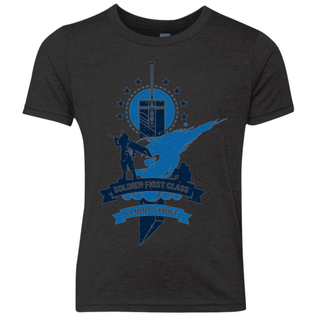 T-Shirts Vintage Black / YXS Cloud Strife White Youth Triblend T-Shirt