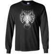 T-Shirts Black / S Cloudy Wolf Men's Long Sleeve T-Shirt