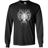 T-Shirts Black / S Cloudy Wolf Men's Long Sleeve T-Shirt