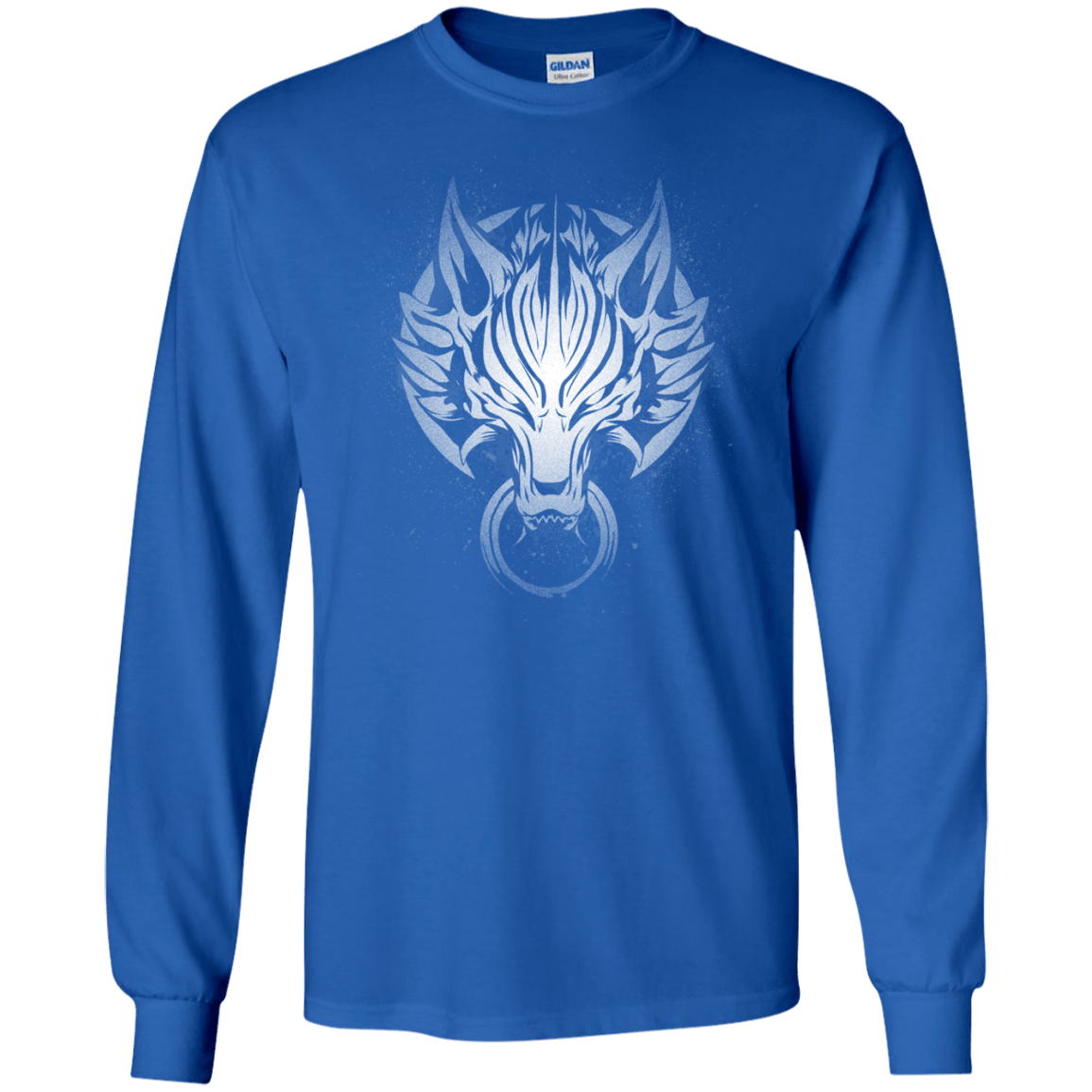 Cloudy Wolf Men's Long Sleeve T-Shirt