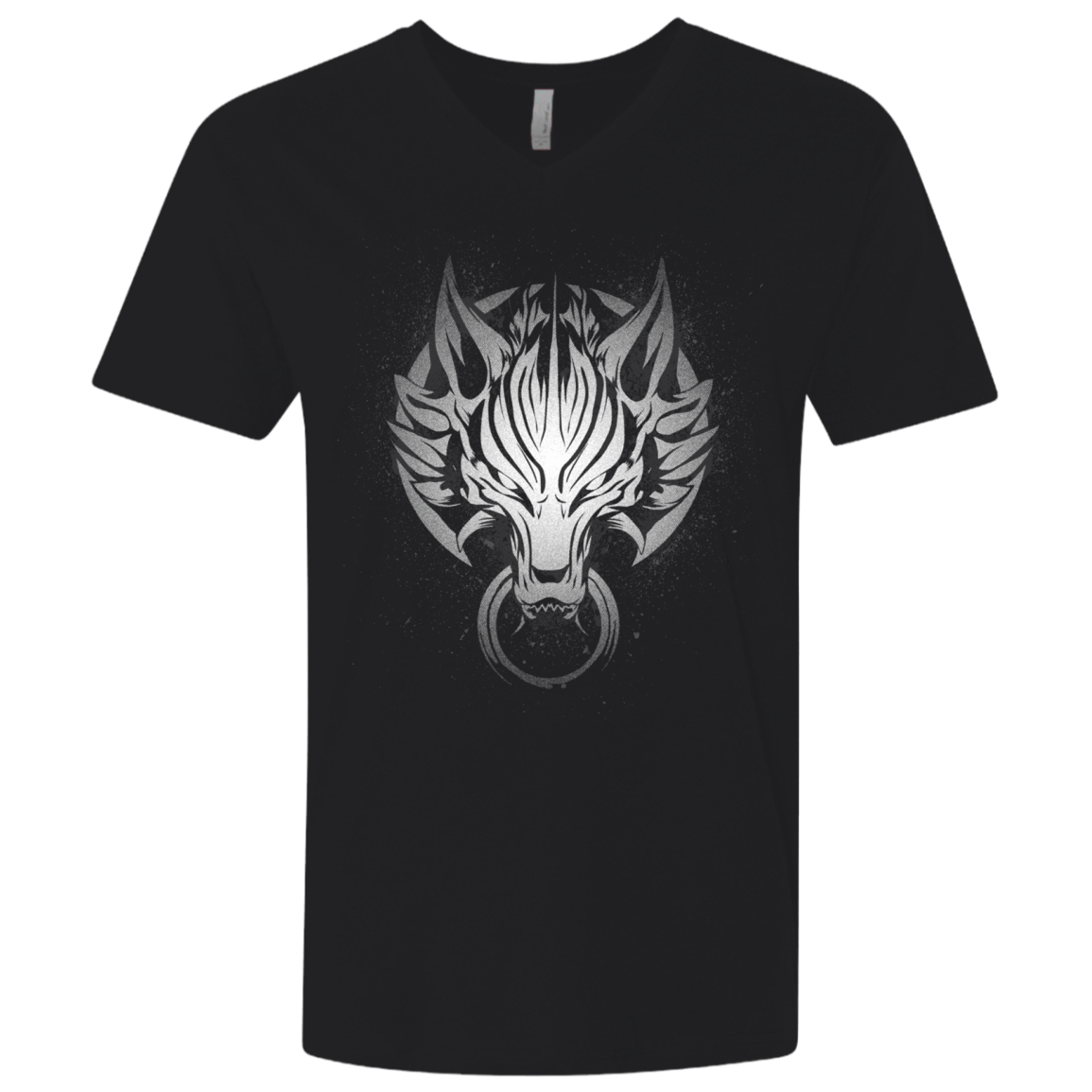 T-Shirts Black / X-Small Cloudy Wolf Men's Premium V-Neck